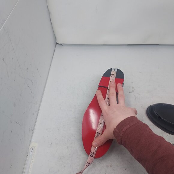 Christian Louboutin Womens Patent Black Leather Loafer - Picture 7 of 11